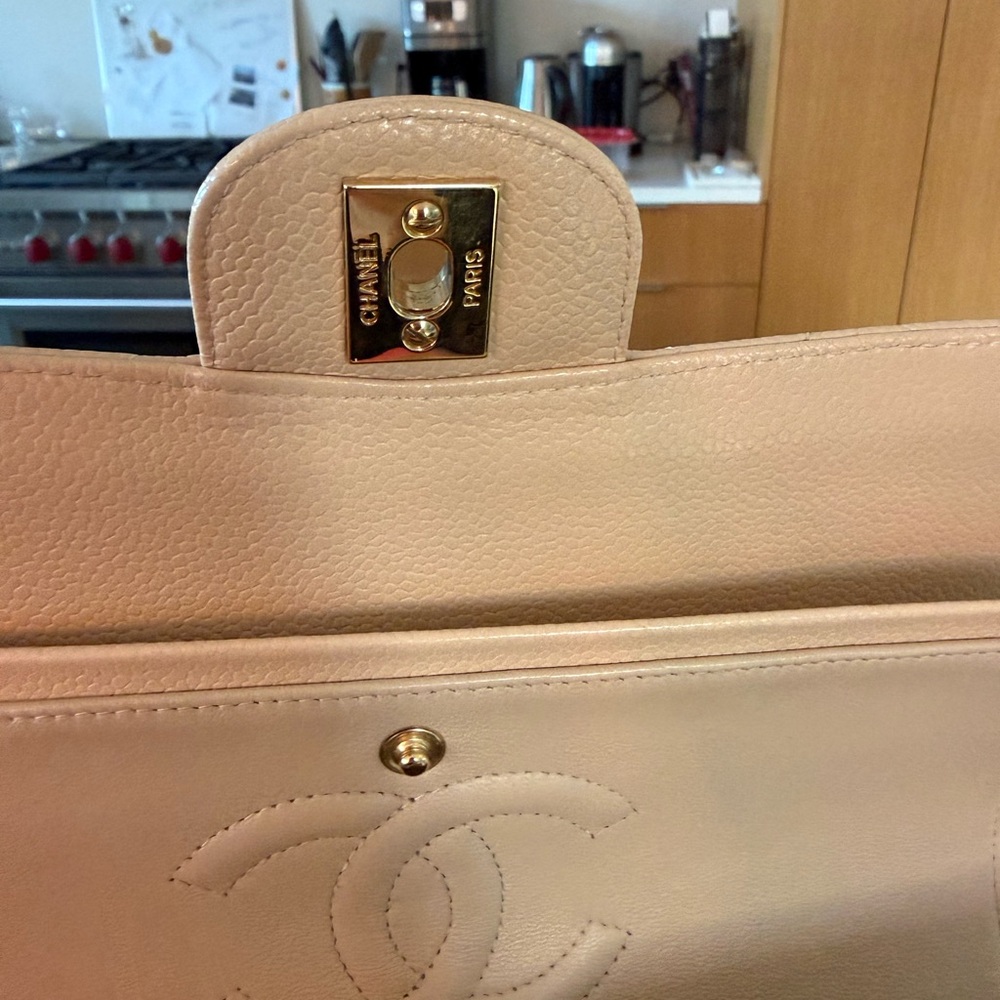 Chanel Beige Clair Medium Double Flap - Picture 9 of 12